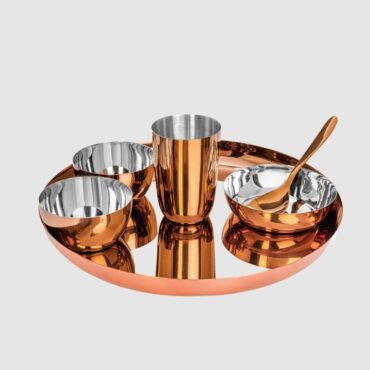 6 pcs dinner thali set